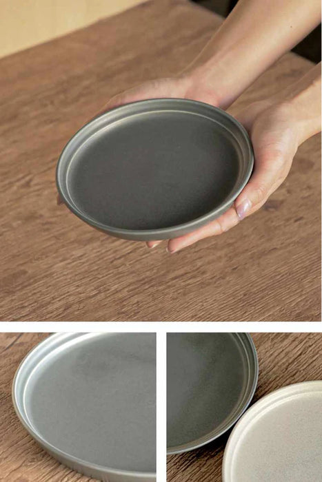 KINTO   Fog Dark Gray Plate 160mm Microwave Dishwasher Safe Gift 26361