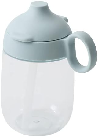 KINTO Bonbo Kids Straw Mug 260Ml Blue Gray Dishwasher Safe 26450