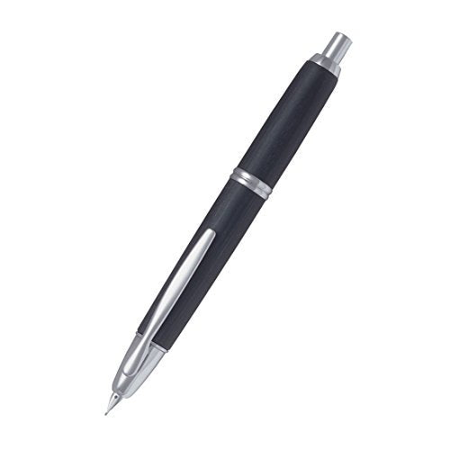 Pilot Capless Extra Fine Point EF Black Fountain Pen with Wooden Shaft-Kiichin - The #1 Place for Japanese Goods in Your Hand!