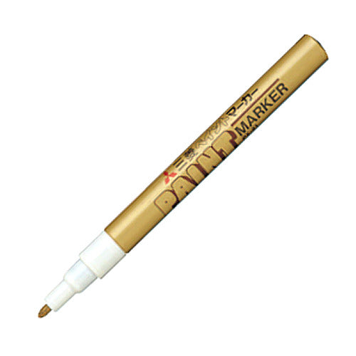 Gold Uni Paint Marker Oil-Based Fine Point Px21.25 from Mitsubishi Pencil-Kiichin - The #1 Place for Japanese Goods in Your Hand!