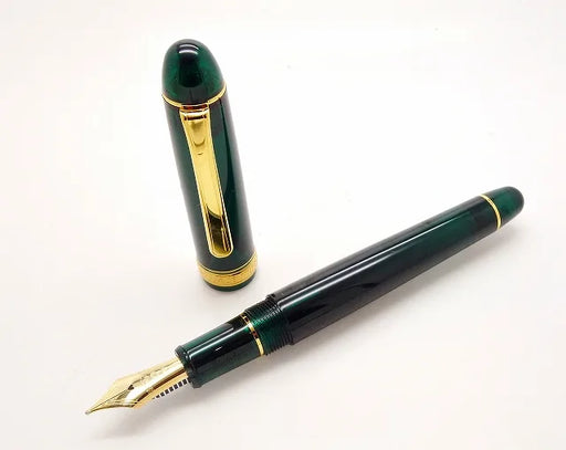 Platinum Fountain Pen - #3776 Century Laurel Green Extra Fine - PNB-15000#41-1-Kiichin - The #1 Place for Japanese Goods in Your Hand!