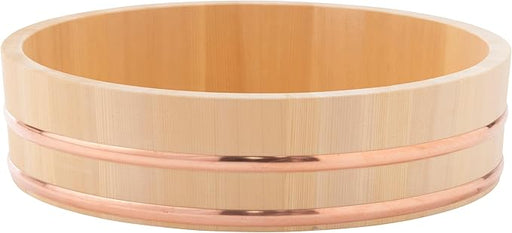 Ebm Sawara Japanese Cypress Hangiri 30cm Sushi Rice Bowl - Authentic Made in Japan-Kiichin - The #1 Place for Japanese Goods in Your Hand!