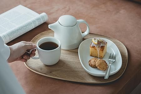 KINTO    Nest Plate Blue 195x145mm 20591 Durable and Stylish Dinnerware