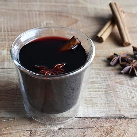 KINTO     Cast Double Wall Rock Glass 250ml Heat-Resistant Microwave Safe