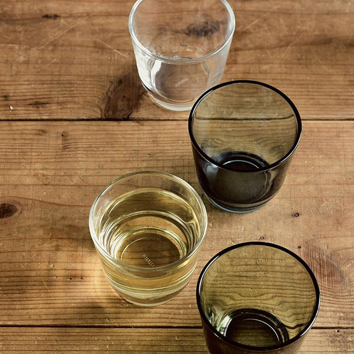 KINTO Glass Hibi Tumbler 220ml Brown - Durable and Stylish Drinkware