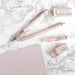 Tombow Mono Mineral Apricot Pink Stationery Set 0.5mm Mechanical Pencils and Eraser-Kiichin - The #1 Place for Japanese Goods in Your Hand!