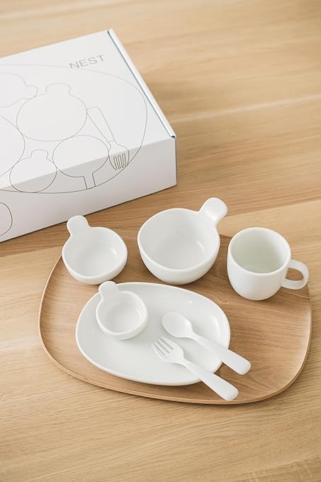 KINTO    Nest Plate Blue 195x145mm 20591 Durable and Stylish Dinnerware