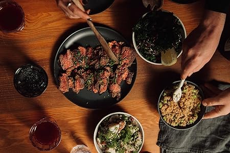 KINTO    Alfresco 250mm Black Plate Dishwasher Safe Outdoor Gift 20716