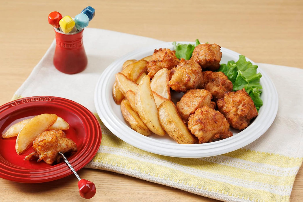 Le Creuset Rainbow Food Pick Set Durable Pintxos Toothpicks Party Essentials