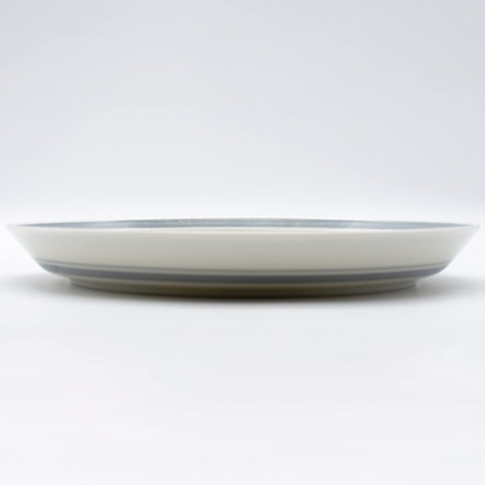 Aito Blossom Plate M 20cm Lightweight Gray Microwave Dishwasher Safe Japan