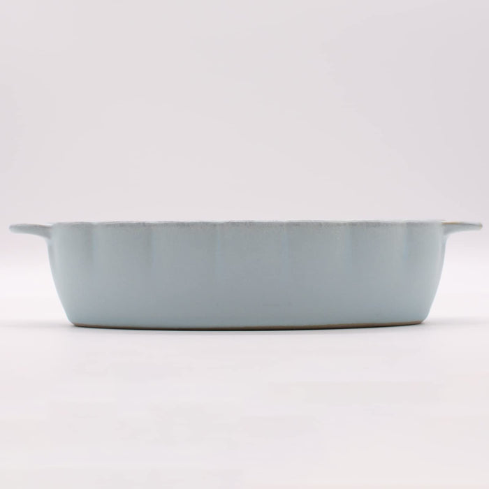Aito Hana Gratin Dish Cocotte 20x10cm Seto Ware Dishwasher Microwave Safe