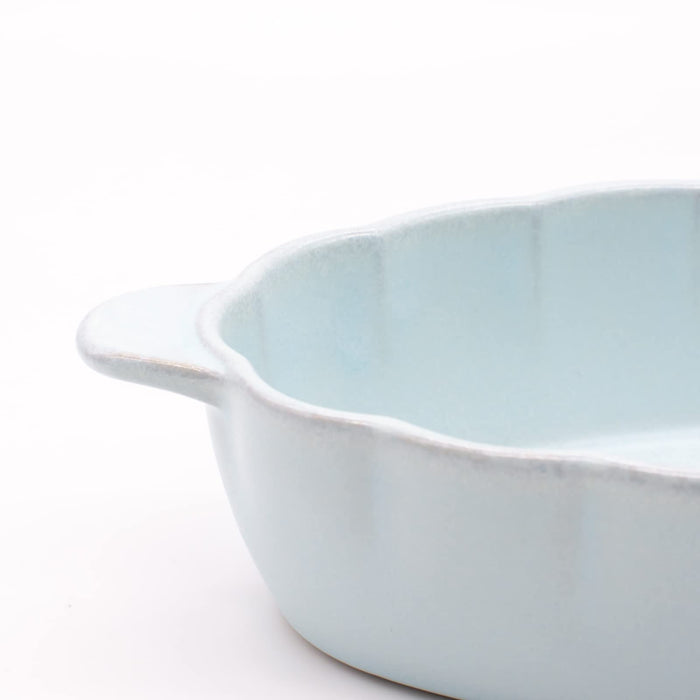 Aito Hana Gratin Dish Cocotte 20x10cm Seto Ware Dishwasher Microwave Safe