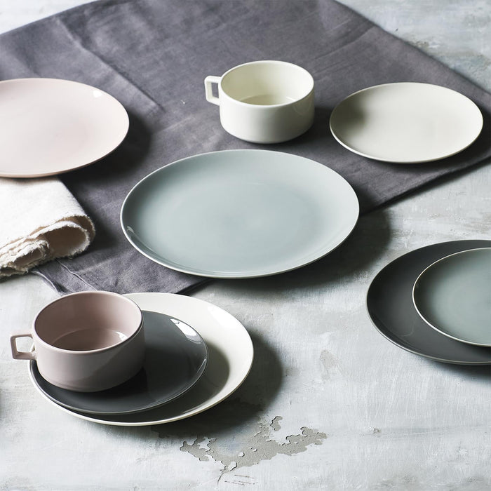 Aito Couleur Plate Charcoal 16cm Mino Ware Microwave Dishwasher Safe