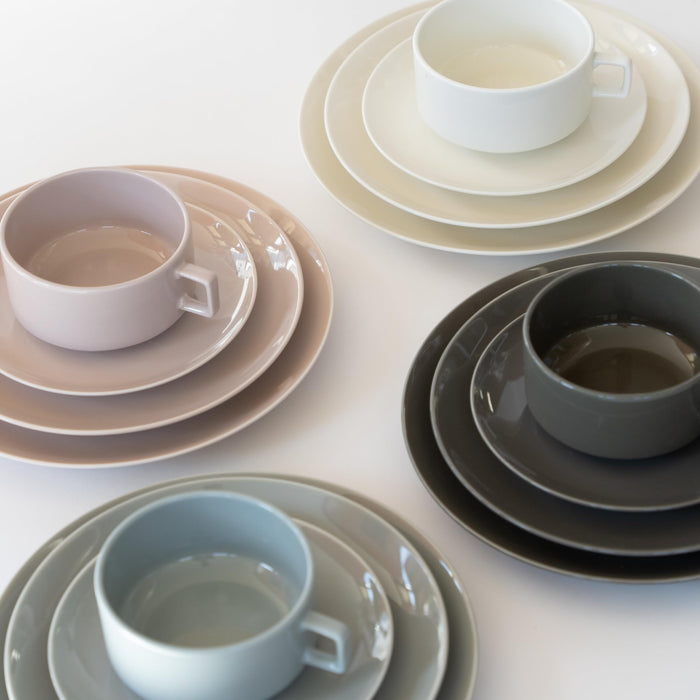 Aito Seisakusho Couleur Plate 24cm Charcoal Mino Ware Microwave Safe Japan