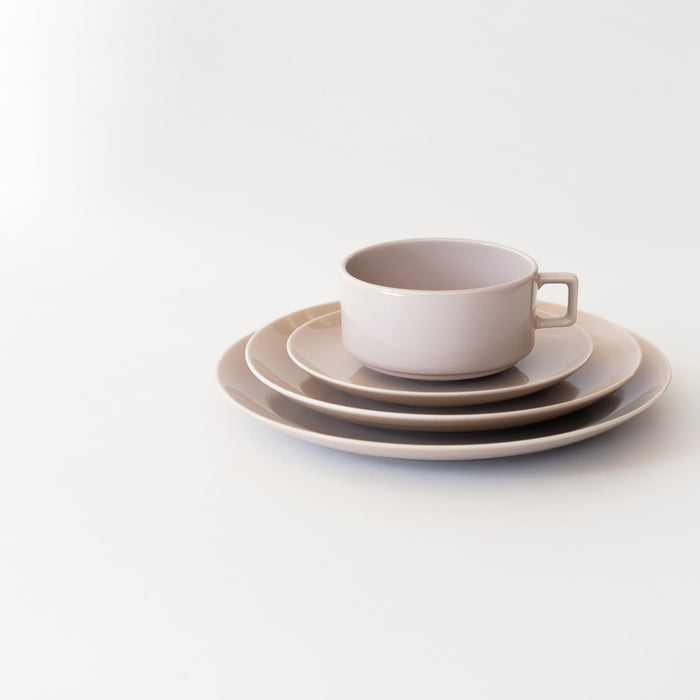 Aito Couleur Plate 24cm Mino Ware Pink Microwave Dishwasher Safe Japan