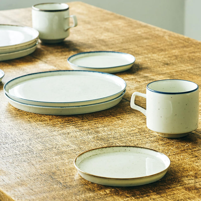 Aito Grain Plate Brown Medium 15cm Microwave & Dishwasher Safe Japanese Mino Ware