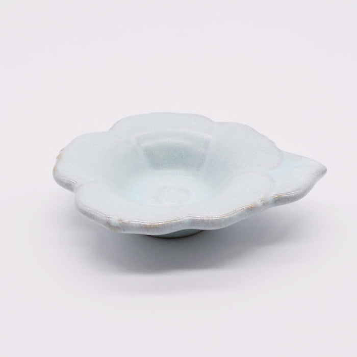 Aito Hana Small Plate 8x7cm Mizuhada Seto Ware Dishwasher Microwave Safe