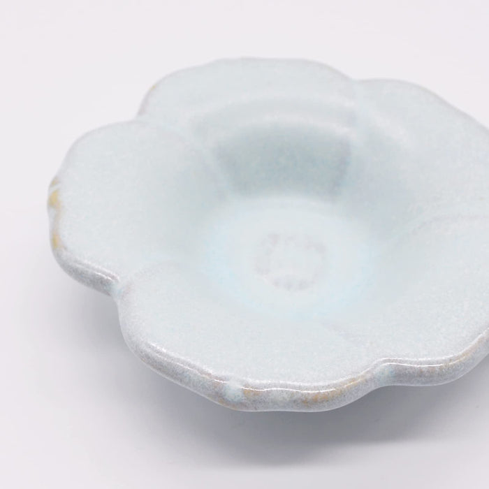 Aito Hana Small Plate 8x7cm Mizuhada Seto Ware Dishwasher Microwave Safe