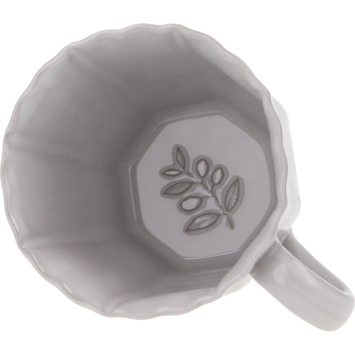 Aito Seisakusho Olive Mug 300ml White Seto Ware Microwave Dishwasher Safe Japan