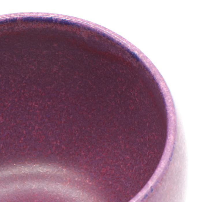 Aito Sui Round Bowl 8cm Mino Ware Purple Dishwasher Microwave Safe Japan