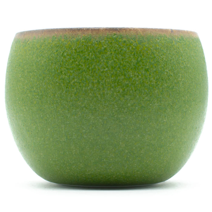 Aito Sui 8cm Round Mino Ware Bowl Uguisu Yellow Green Dishwasher Microwave Safe