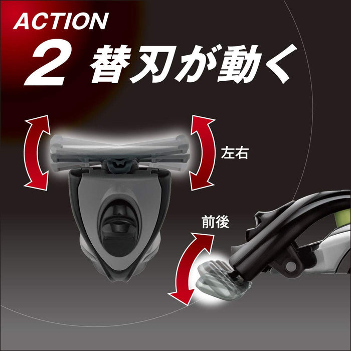 Feather Safety Razor Samurai Edge Body Men's Shaving Set with 13 Replacement Blades Made in Japan-Kiichin - The #1 Place for Japanese Goods in Your Hand!