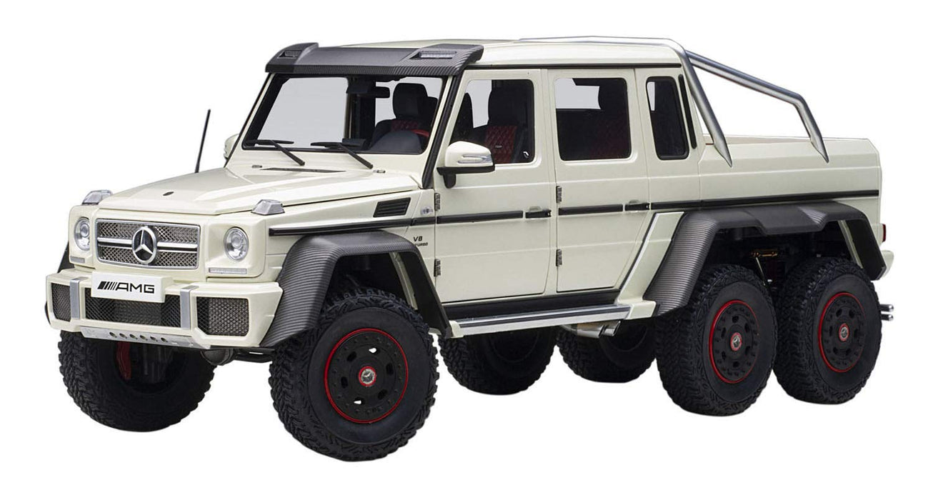 Autoart 1/18 Mercedes-Benz G63 AMG 6X6 Pearl White 76307-Kiichin - The #1 Place for Japanese Goods in Your Hand!