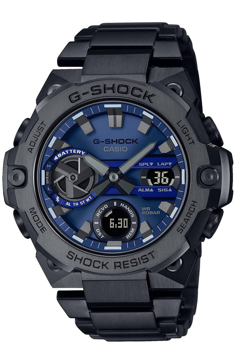 Casio G-Shock Gray Men's G-Steel Watch with Smartphone Link Carbon Core Guard Structure - Gst-B400Bd-1A2Jf-Kiichin - The #1 Place for Japanese Goods in Your Hand!