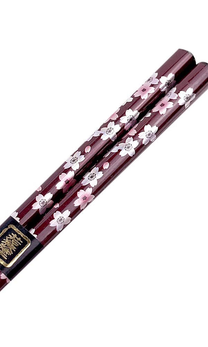 Welcome To Sapporo Shop Red Cherry Blossom Chopsticks with Gift Box Dishwasher Safe-Kiichin - The #1 Place for Japanese Goods in Your Hand!