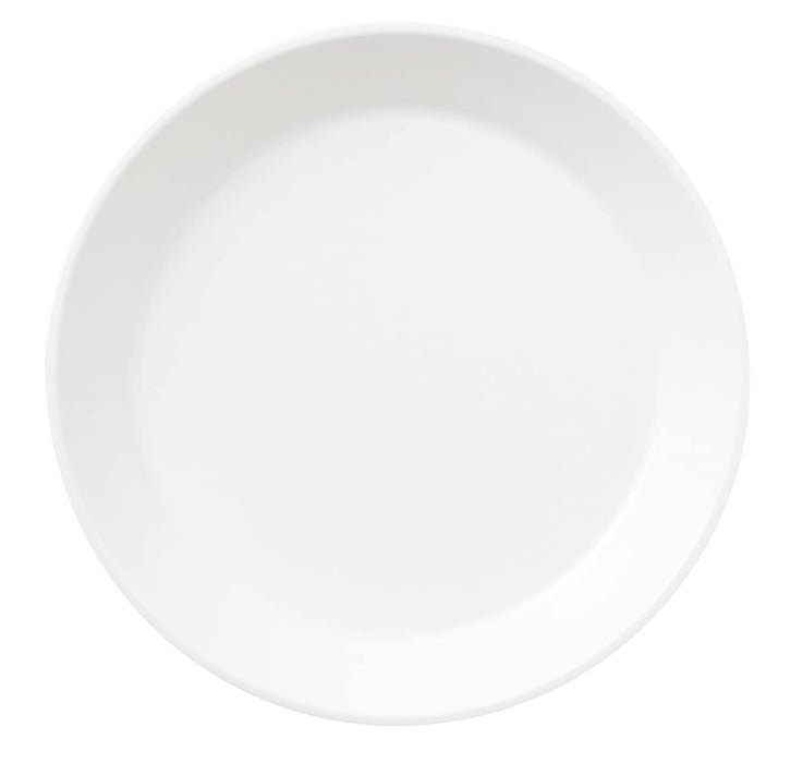 Daiwa White Plate 21cm - Durable Stackable Melamine Dish Made in Japan