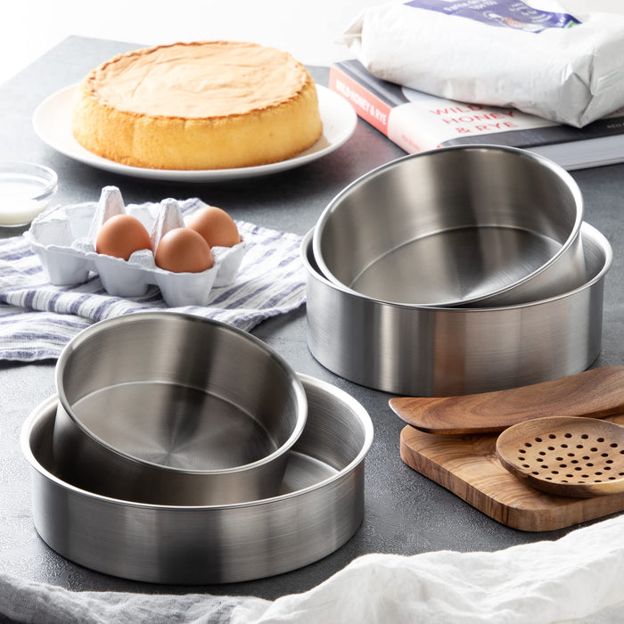 Endo Shoji 18cm Deep Stainless Steel Cheesecake Base Wdk02018-Kiichin - The #1 Place for Japanese Goods in Your Hand!