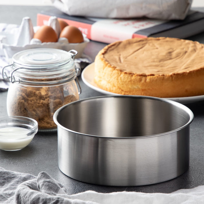 Endo Shoji 18cm Deep Stainless Steel Cheesecake Base Wdk02018-Kiichin - The #1 Place for Japanese Goods in Your Hand!