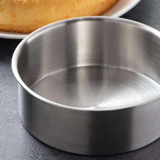 Endo Shoji 18Cm Shallow Stainless Steel Cheesecake Pan Commercial Grade-Kiichin - The #1 Place for Japanese Goods in Your Hand!