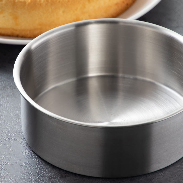 Endo Shoji 18Cm Shallow Stainless Steel Cheesecake Pan Commercial Grade-Kiichin - The #1 Place for Japanese Goods in Your Hand!