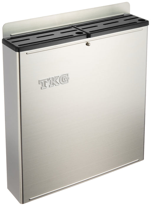 Endo Shoji Large Black Commercial Knife Rack with Plastic Plate - Made in Japan-Kiichin - The #1 Place for Japanese Goods in Your Hand!