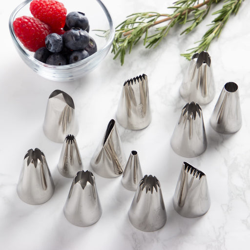 Endo Shoji Tkg Pastry Bag Tip Set 12 No.5 Stainless Steel Rust-Resistant-Kiichin - The #1 Place for Japanese Goods in Your Hand!