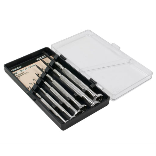 Engineer 6-Piece Precision Screwdriver Set DM-30 Quality Craftmanship Tools-Kiichin - The #1 Place for Japanese Goods in Your Hand!