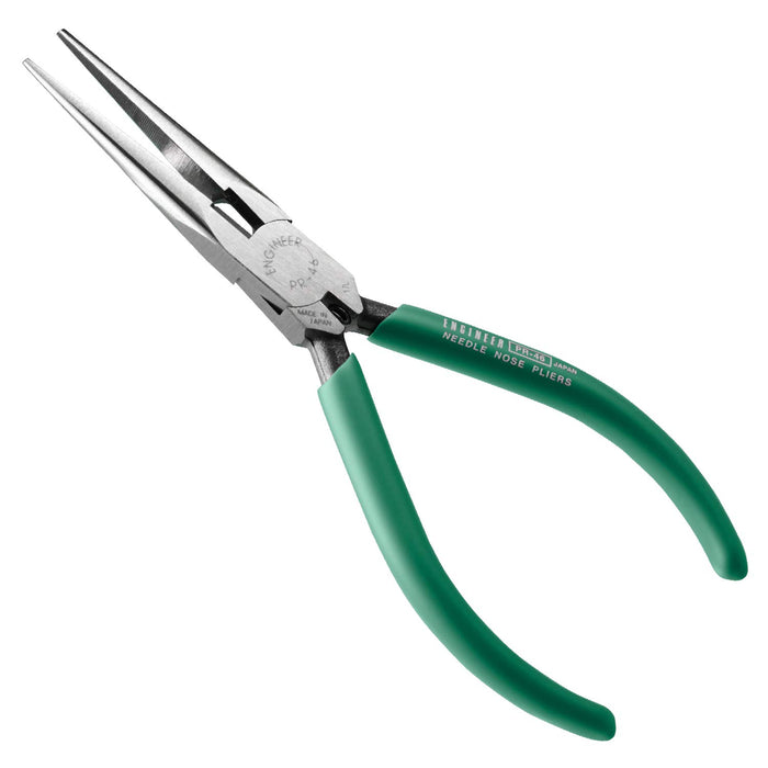 Engineer Brand 160mm Long Nose Pliers PR-46 in Green-Kiichin - The #1 Place for Japanese Goods in Your Hand!