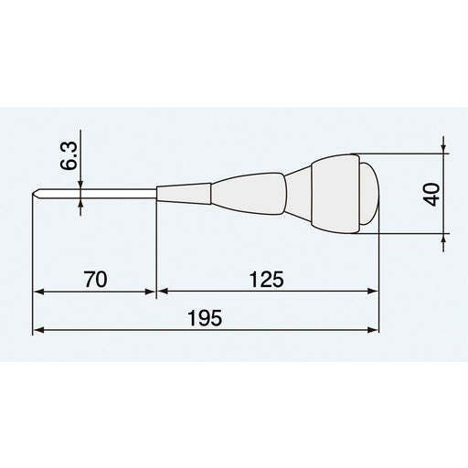 Engineer Master Grip Driver 6x1mm - High Precision DG-09 Tool-Kiichin - The #1 Place for Japanese Goods in Your Hand!