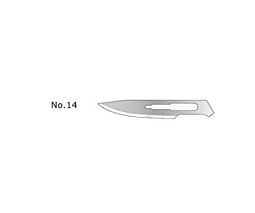Feather Safety Razor No.3 Handle - No.14 Spare Scalpel Blade Pack of 100-Kiichin - The #1 Place for Japanese Goods in Your Hand!