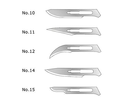 Feather Safety Razor No.3 Handle - No.14 Spare Scalpel Blade Pack of 100-Kiichin - The #1 Place for Japanese Goods in Your Hand!