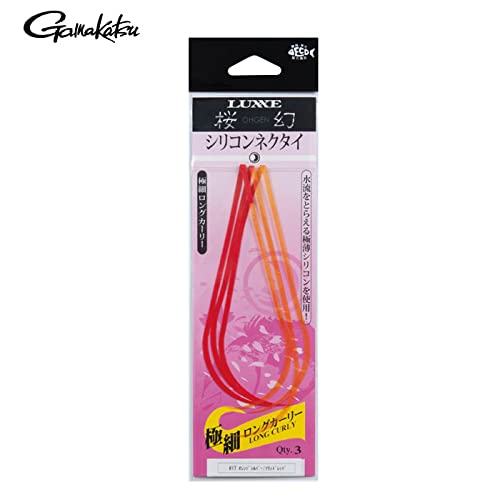 Gamakatsu Sakuragen Silicone Necktie Extra Thin Long Curly Pink Tail #28-Kiichin - The #1 Place for Japanese Goods in Your Hand!