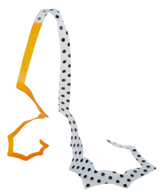 Gamakatsu Sakuragen Silicone Necktie Spiky Curly 18 Orange Black Spot-Kiichin - The #1 Place for Japanese Goods in Your Hand!