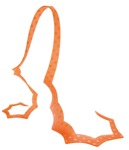 Gamakatsu Sakuragen Silicone Necktie Spiky Curly Orange Gold Spot #51-Kiichin - The #1 Place for Japanese Goods in Your Hand!