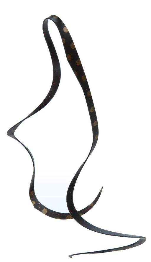 Gamakatsu Sakuragen Silicone Necktie Ultra-Thin Curly Black Gold Spot-Kiichin - The #1 Place for Japanese Goods in Your Hand!