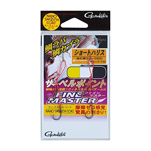 Gamakatsu Fine Master Threaded Saber Point Short Line F134 S Hook-Kiichin - The #1 Place for Japanese Goods in Your Hand!