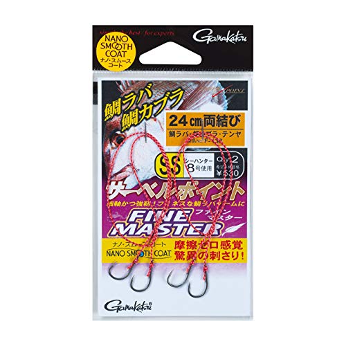 Gamakatsu Threaded Sabre Point Fine Master Double Knot Hook F133 M-Kiichin - The #1 Place for Japanese Goods in Your Hand!