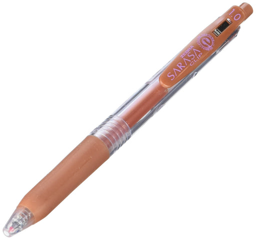 Zebra Sarasa Clip Gel Ballpoint Pen 1.0mm Copper - JJE15-CO-Kiichin - The #1 Place for Japanese Goods in Your Hand!