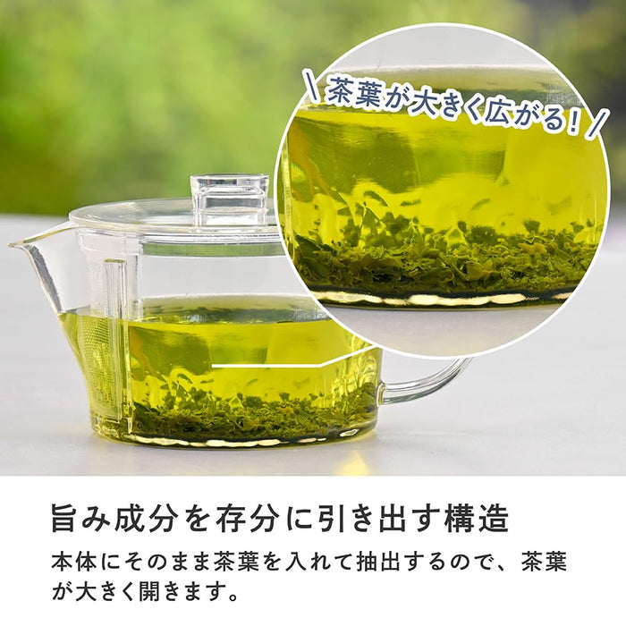 Hario Filter-In Teapot Akira 450Ml Dishwasher Safe Tritan Easy Clean Japan Made