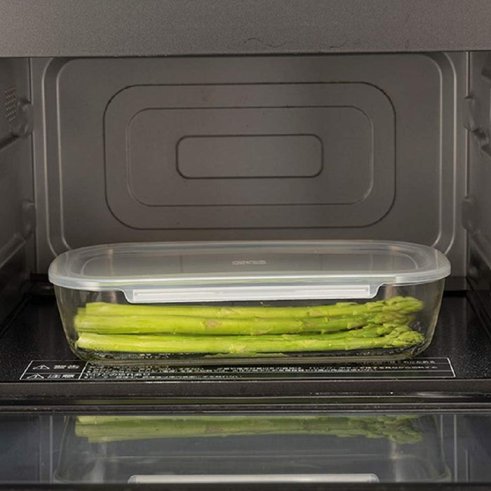 Hario Stackable Heat Resistant Glass Containers Set of 6 Made in Japan-Kiichin - The #1 Place for Japanese Goods in Your Hand!